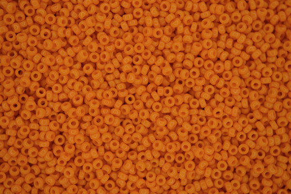 10g MIYUKI 15/0 Cuentas redondas de semillas japonesas 1,5 mm 9405 Mandarina opaca