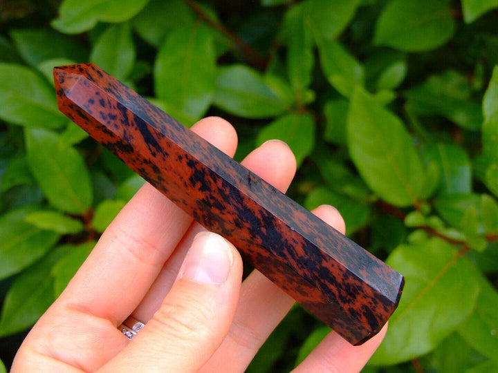 Mahogany Obsidian Obelisk Handmade Tower Polished Natural Gemstone Beadacious