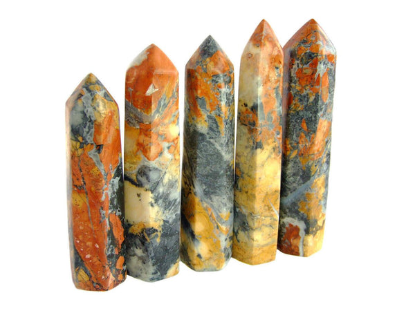 Maligano Jasper II Obelisk Handmade Tower Polished Natural Gemstone Beadacious