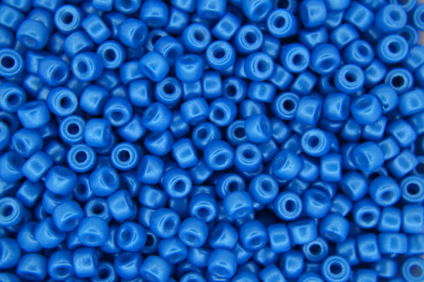 10g Matubo 6/0 Round Czech Seed Beads 4mm Pearl Shine Azuro