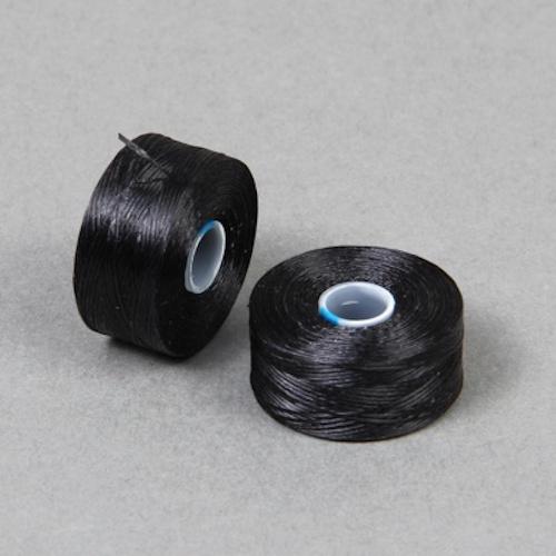 S Lon Beading Thread Size AA Tex35 BK Black Beadacious