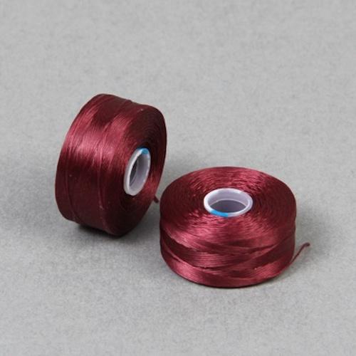 S Lon Beading Thread Size AA Tex35 BU Burgundy Beadacious