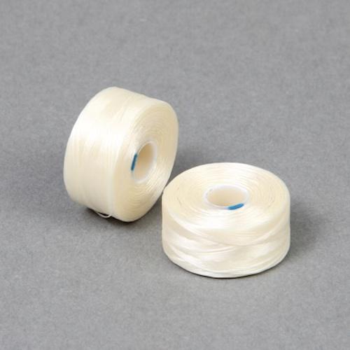 S Lon Beading Thread Size AA Tex35 CR Cream Beadacious