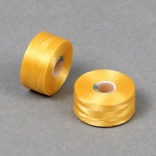 S Lon Beading Thread Size AA Tex35 GYL Golden Yellow Beadacious