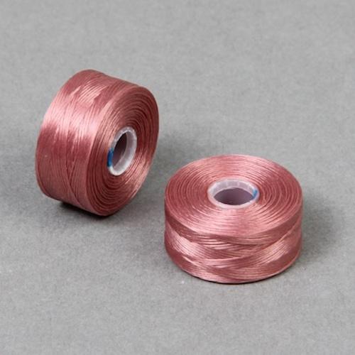 S Lon Beading Thread Size AA Tex35 RO Rose Beadacious