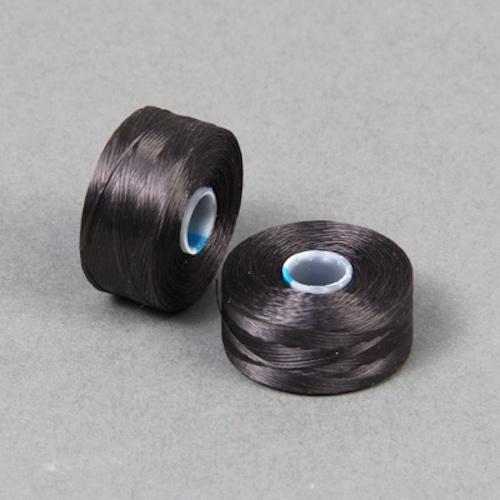 S Lon Beading Thread Size D Tex45 CG Charcoal Grey Beadacious