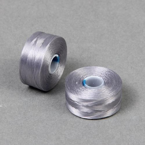 S Lon Beading Thread Size D Tex45 GY Grey Beadacious