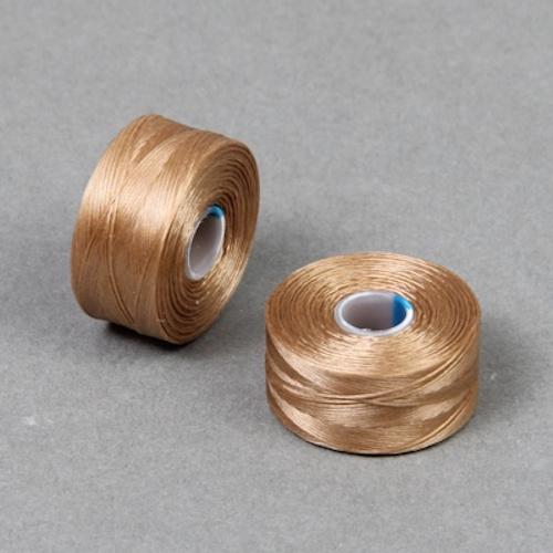 S Lon Beading Thread Size D Tex45 TA Tan Beadacious