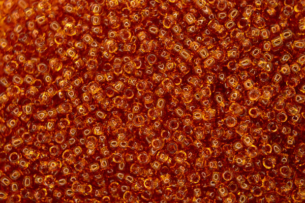 10g TOHO 11/0 Round Japanese Seed Beads 2mm 2C Transparent Topaz