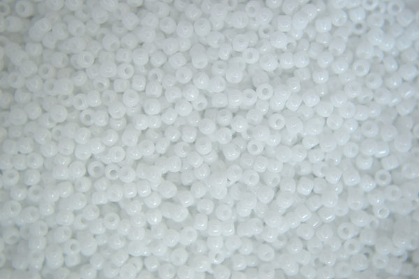 10g TOHO 11/0 Round Japanese Seed Beads 2mm 41 Opaque White