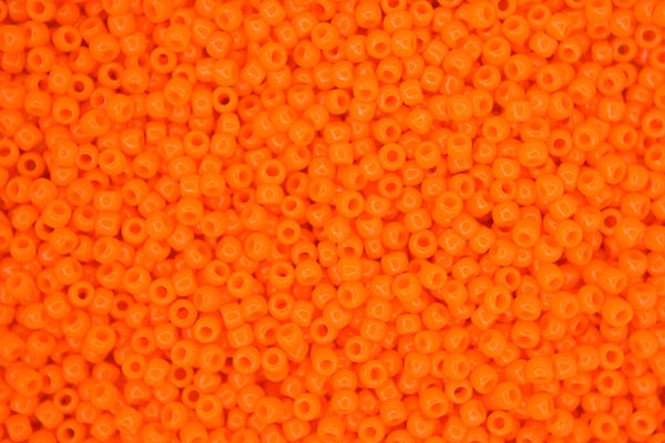 10g TOHO 11/0 Cuentas redondas de semillas japonesas 2 mm 42D Naranja opaco