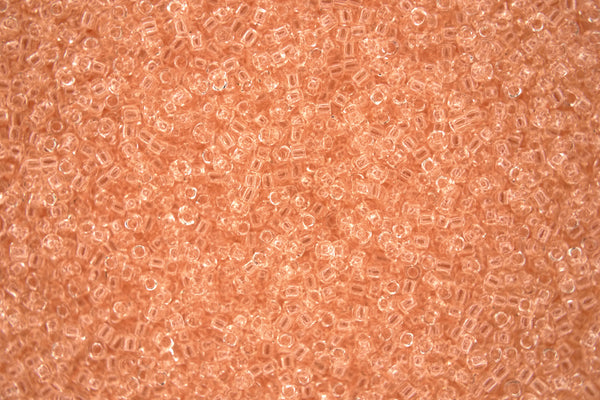 10g TOHO 15/0 Round Japanese Seed Beads 1.5mm 11 Transparent Rosaline