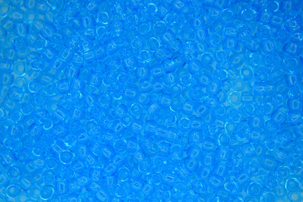 10g TOHO 8/0 Round Japanese Beads 3mm 3 Transparent Aquamarine
