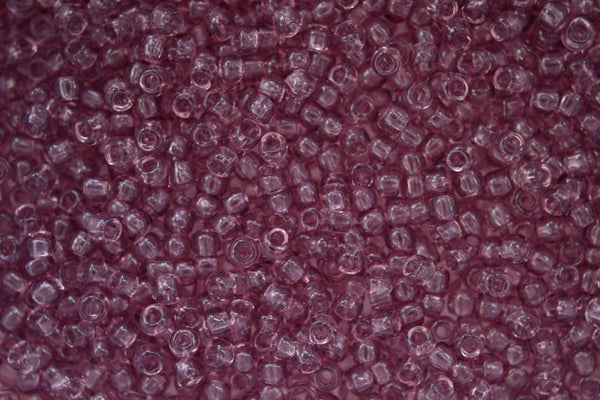 10g TOHO 8/0 Round Japanese Beads 3mm 6 Transparent Light Amethyst