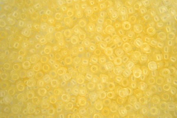 10g TOHO 8/0 Round Japanese Beads 3mm Y631 HYBRID Light Sueded Gold Light Lame