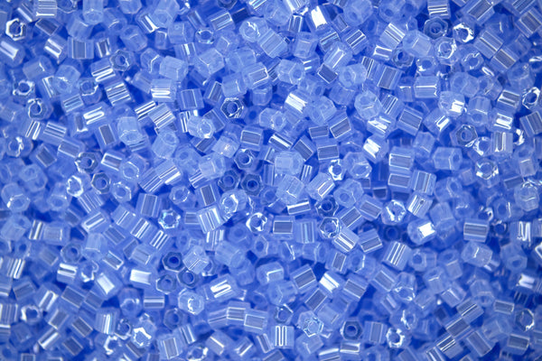 10g TOHO 11/0 Sechseck japanische Rocailles Größe 2mm 146 Ceylon Glacier
