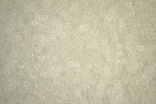 7g TOHO 11/0 Cylinder Treasure Japanese Seed Beads 1.8mm 1 Transparent Crystal
