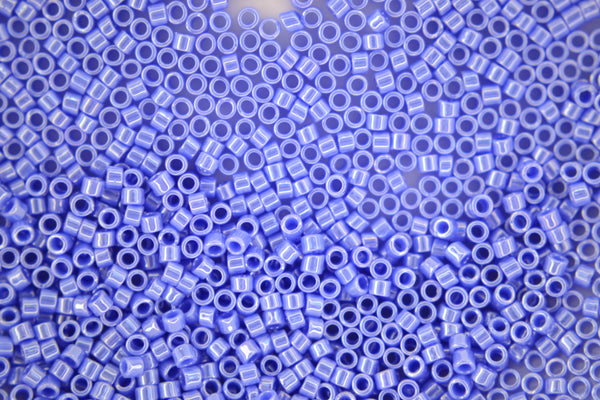 7g TOHO 11/0 Cylinder Treasure Japanese Seed Beads 1.8mm 134 Opaque Periwinkle Luster