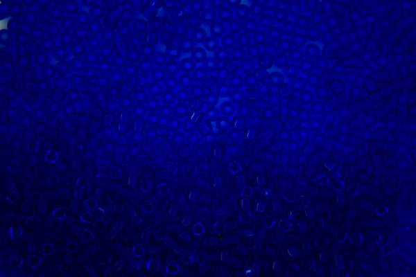 7g TOHO 11/0 Cylinder Treasure Japanese Seed Beads 1.8mm 8 Transparent Cobalt