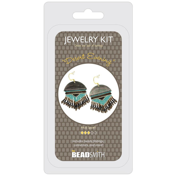 The Beadsmith Jewelry Kit Desert Evening Earrings Jewellery Making Beadacious