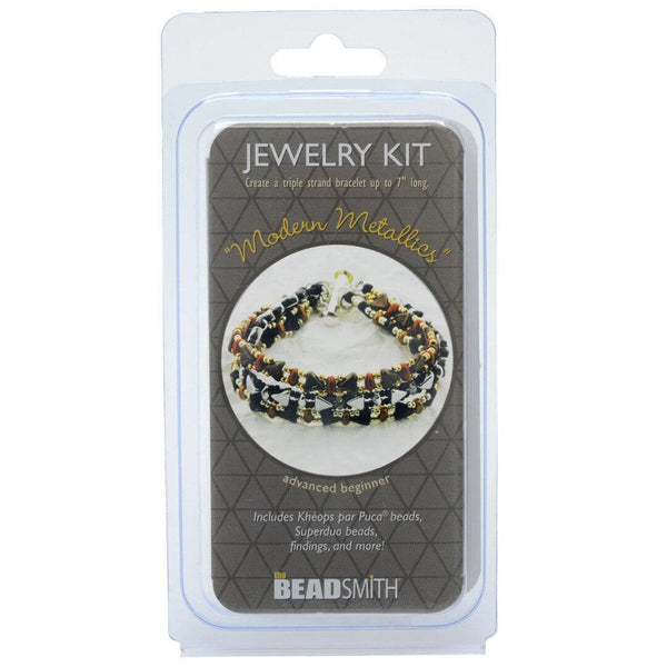 The Beadsmith Jewelry Kit Modern Metallics Bracelet Jewellery Making Beadacious