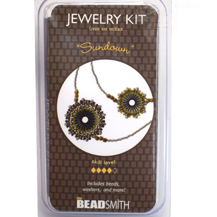 The Beadsmith Jewelry Kit Sundown Necklace Jewellery Making Beadacious