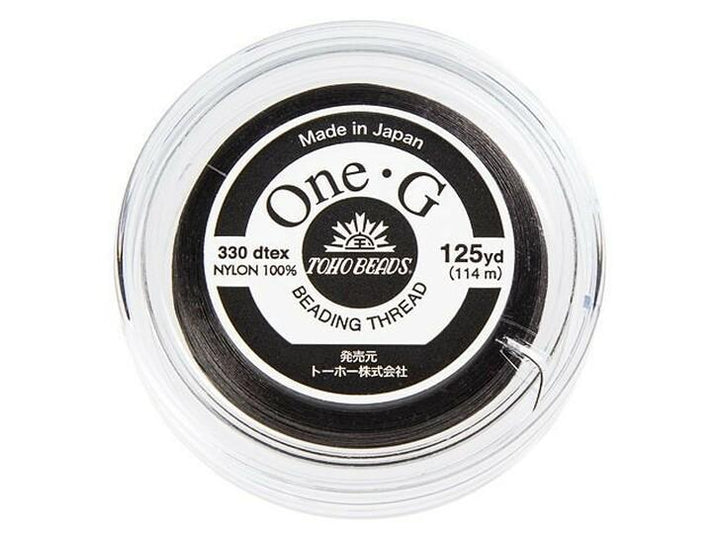 Toho One-G 0.2mm 125yd Beading Thread Brown Beadacious