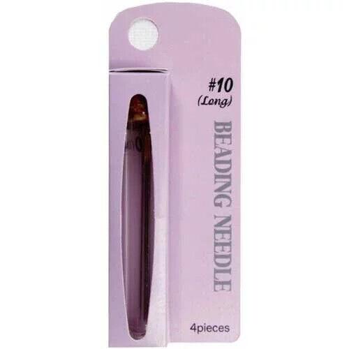 Tulip Beading Needles Size 10 Long Pack of 4 Beadacious