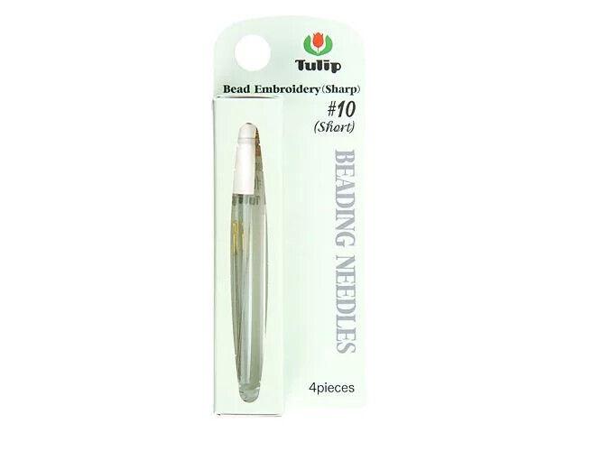 Tulip Beading Needles Size 10 Short Pack of 4 Beadacious