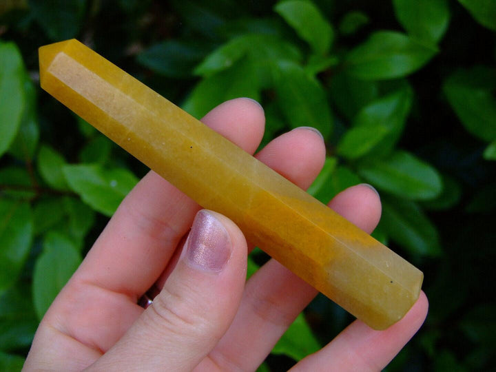 Yellow Jasper Obelisk Handmade Tower Polished Natural Gemstone Beadacious